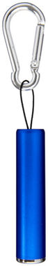 Фонарик с карабином Ostra, цвет ярко-синий - 10449501- Фото №3