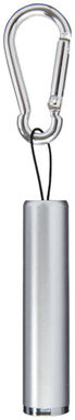 Ліхтарик з карабіном Ostra, колір срібний - 10449503- Фото №3