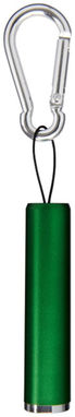 Ліхтарик з карабіном Ostra, колір зелений - 10449504- Фото №3