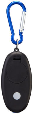 Фонарик с карабином Atria, цвет ярко-синий, сплошной черный - 10449701- Фото №4