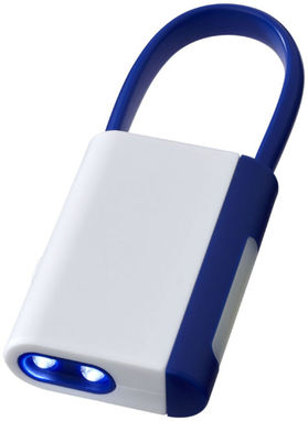 Ліхтарик Libra з карабіном, колір яскраво-синій, білий - 10449801- Фото №5