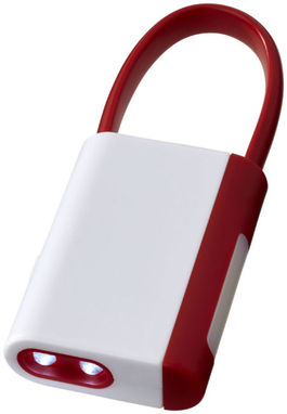 Фонарик Libra с карабином, цвет красный, белый - 10449802- Фото №5