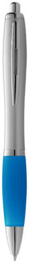 Ручка Nash BP , колір сріблястий, аква - 10635505- Фото №1