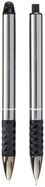 Подарочный набор ручек Tactical Grip Duo, цвет сплошной черный - 10704400- Фото №4