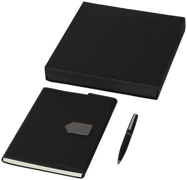 Подарочный набор Charcoal с блокнотом, цвет сплошной черный - 10704900- Фото №5