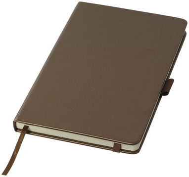 Кольоровий блокнот Metal, колір бронзовий - 10705201- Фото №1
