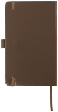 Кольоровий блокнот Metal, колір бронзовий - 10705201- Фото №4