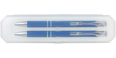 Набір ручок Belfast, колір синій - 10705601- Фото №3