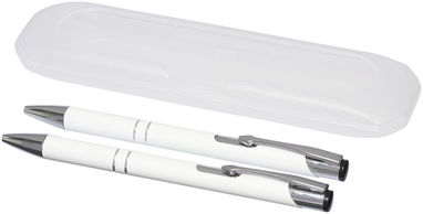 Набір ручок Belfast, колір білий - 10705603- Фото №1