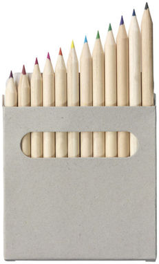 Набір з 12-ти олівців, колір натуральний - 10706700- Фото №3