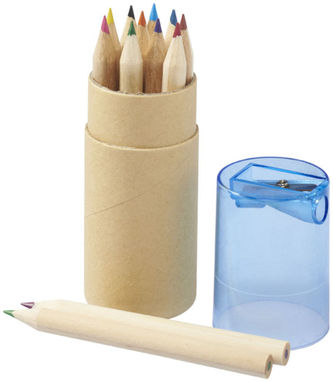 Набір з 12-ти олівців, колір натуральний - 10706800- Фото №1
