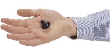 Бездротові навушники з зарядним чохлом, колір суцільний чорний - 10830500- Фото №4