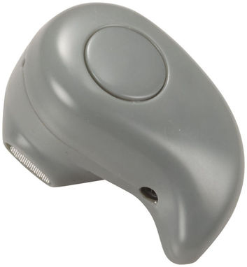 Простой беспроводной наушник с микрофоном, цвет серый - 10830601- Фото №3