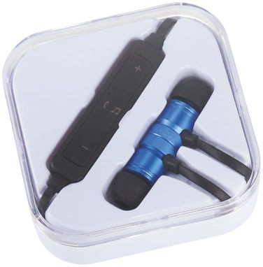 Навушники Martell магнітні з Bluetooth в чохлі, колір яскраво-синій - 10830902- Фото №1