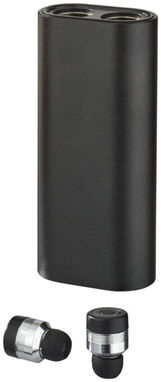 Металеві бездротові навушники Ringo, колір суцільний чорний - 10831400- Фото №1