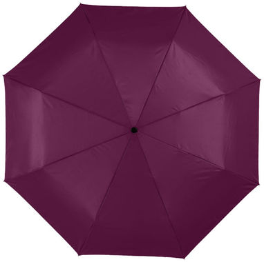 Зонт Alex  25,5'', цвет серебристый, красный - 10901616- Фото №2