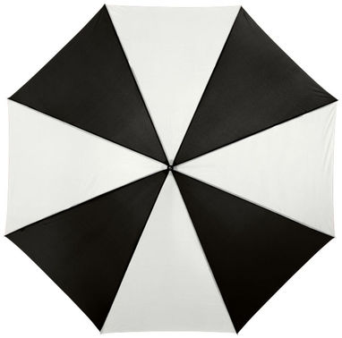 Зонт автоматический Lisa 23'', цвет черный глянцевый, белый - 10901710- Фото №4