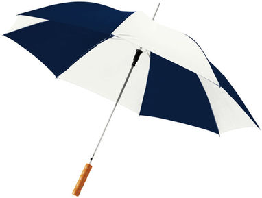 Зонт автоматический Lisa 23'', цвет темно-синий, белый - 10901711- Фото №1