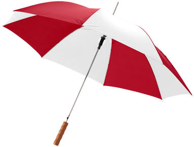 Зонт автоматический Lisa 23'', цвет красный, белый - 10901712- Фото №1