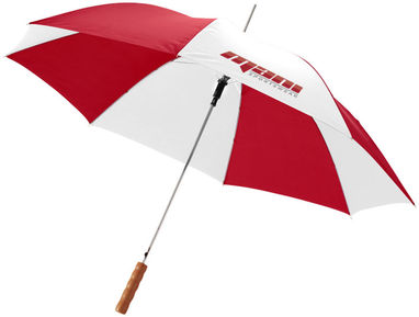 Зонт автоматический Lisa 23'', цвет красный, белый - 10901712- Фото №2