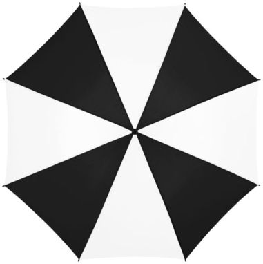 Зонт Barry  23'', цвет черный глянцевый, белый - 10905309- Фото №4