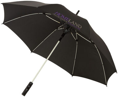 Зонт Spark  23'', цвет сплошной черный, белый - 10908703- Фото №2