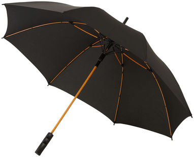 Зонт Spark  23'', цвет сплошной черный, оранжевый - 10908704- Фото №1
