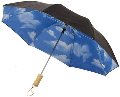 Зонт Blue skies  21'', цвет сплошной черный - 10909300- Фото №1