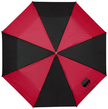 Зонт Spark  21'', цвет сплошной черный, красный - 10909501- Фото №4