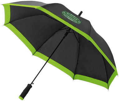 Зонт Kris  23'', цвет лайм, сплошной черный - 10909703- Фото №2