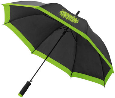 Зонт Kris  23'', цвет лайм, сплошной черный - 10909703- Фото №3