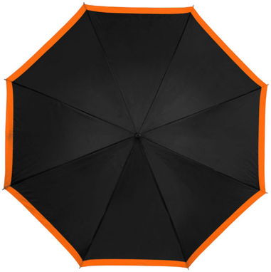 Зонт Kris  23'', цвет оранжевый, сплошной черный - 10909704- Фото №4