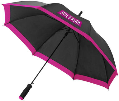 Зонт Kris  23'', цвет фуксия, сплошной черный - 10909705- Фото №2