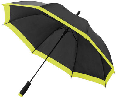 Зонт Kris  23'', цвет неоново-зеленый, сплошной черный - 10909706- Фото №1