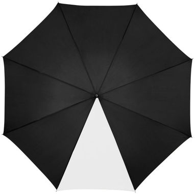 Зонт Lucy  23'', цвет белый, сплошной черный - 10910000- Фото №4