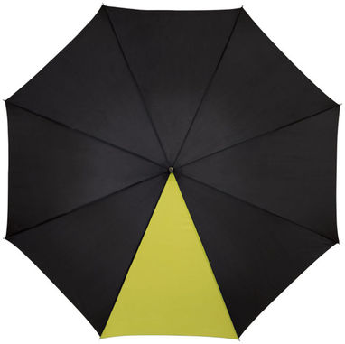 Зонт Lucy  23'', цвет неоново-желтый, сплошной черный - 10910003- Фото №4