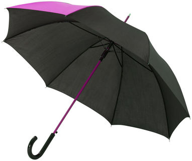 Зонт Lucy  23'', цвет вишневый, сплошной черный - 10910004- Фото №1