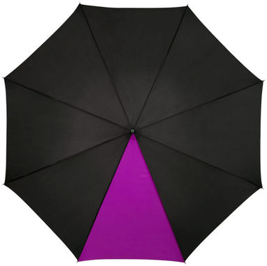 Зонт Lucy  23'', цвет вишневый, сплошной черный - 10910004- Фото №3