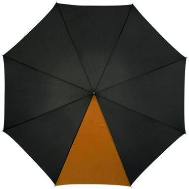 Зонт Lucy  23'', цвет оранжевый, сплошной черный - 10910005- Фото №3