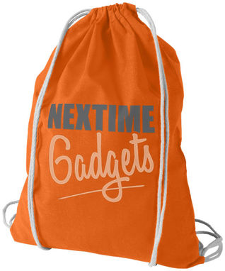 Хлопоковый рюкзак Oregon, цвет оранжевый - 12011306- Фото №3