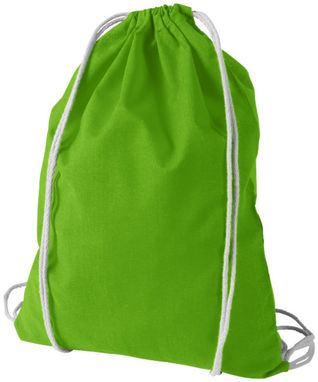 Хлопоковий рюкзак Oregon, колір лайм - 12011307- Фото №1