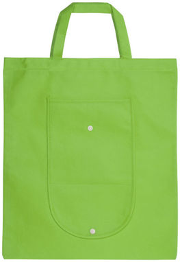 Складная сумка Maple из нетканого материала, цвет лайм - 12026801- Фото №4