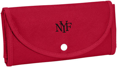 Складная сумка Maple из нетканого материала, цвет красный - 12026803- Фото №2