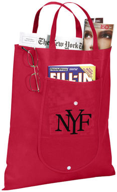 Складна сумка Maple з нетканого матеріалу, колір червоний - 12026803- Фото №3