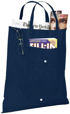 Складна сумка Maple з нетканого матеріалу, колір темно-синій - 12026804- Фото №1