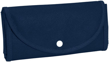 Складная сумка Maple из нетканого материала, цвет темно-синий - 12026804- Фото №4