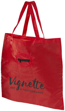 Складная сумка для покупок, цвет красный - 12027202- Фото №3