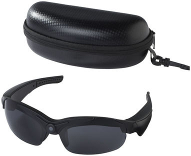 Солнцезащитные очки с камерой HD720P, цвет сплошной черный - 12369000- Фото №1
