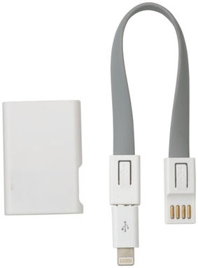 Набір кабелів Tag Mobile, колір білий - 12370101- Фото №7