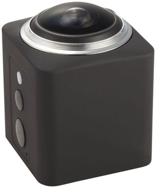 Экшн Wi-Fi камера 360°, цвет сплошной черный - 12371900- Фото №1